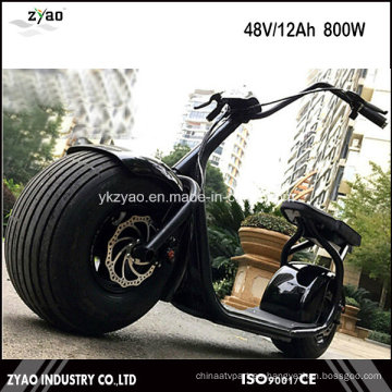 China Batería de Li-ion baratos de grasa de neumático fuera de carretera Stand up 2 rueda Scooter eléctrico, motocicleta eléctrica para la venta